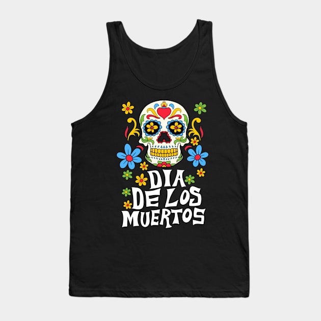 Dia de los Muertos Tank Top by BIGUP